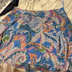 Summery, flowing plus size Ralph Lauren skirt